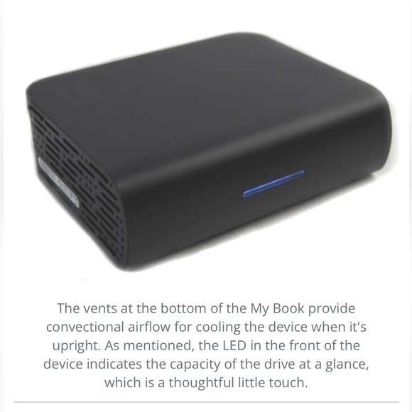 My Book External Hard Drive 750GB Black USB-2.0 Firewire-400 eSATA Storage Space